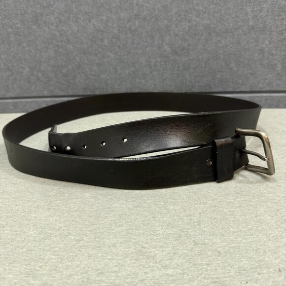 Carhartt Other - Carhartt Black Leather Belt Style 2201 size 48 Heavy Duty Work Jeans 1.5” Wide